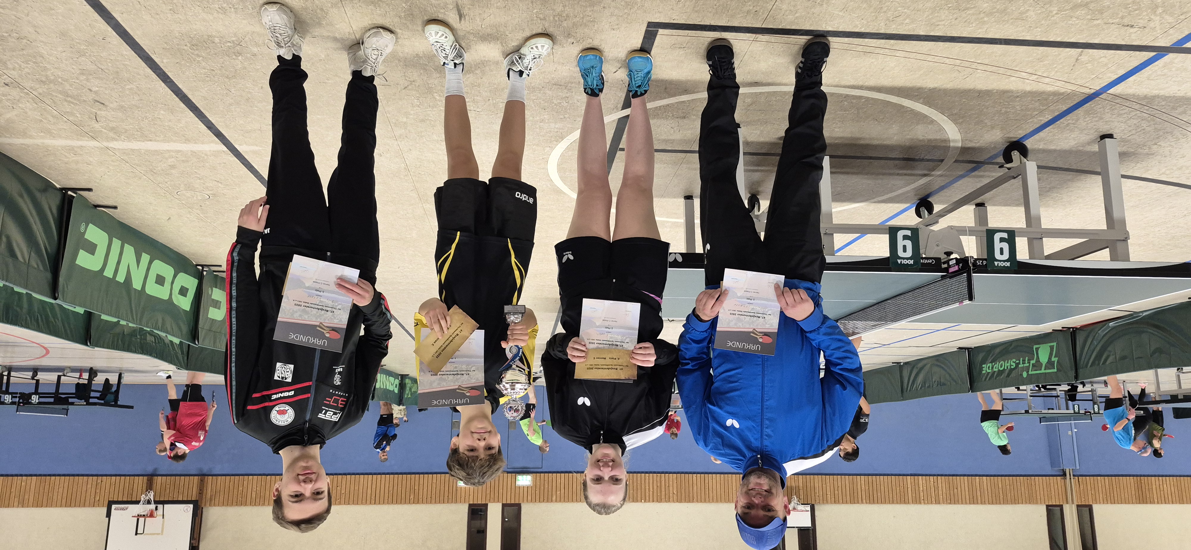 Siegerehrung beim TTSF Glehn